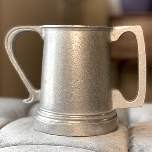 Vintage Pewter Wilton Armetale RWP Double Mug